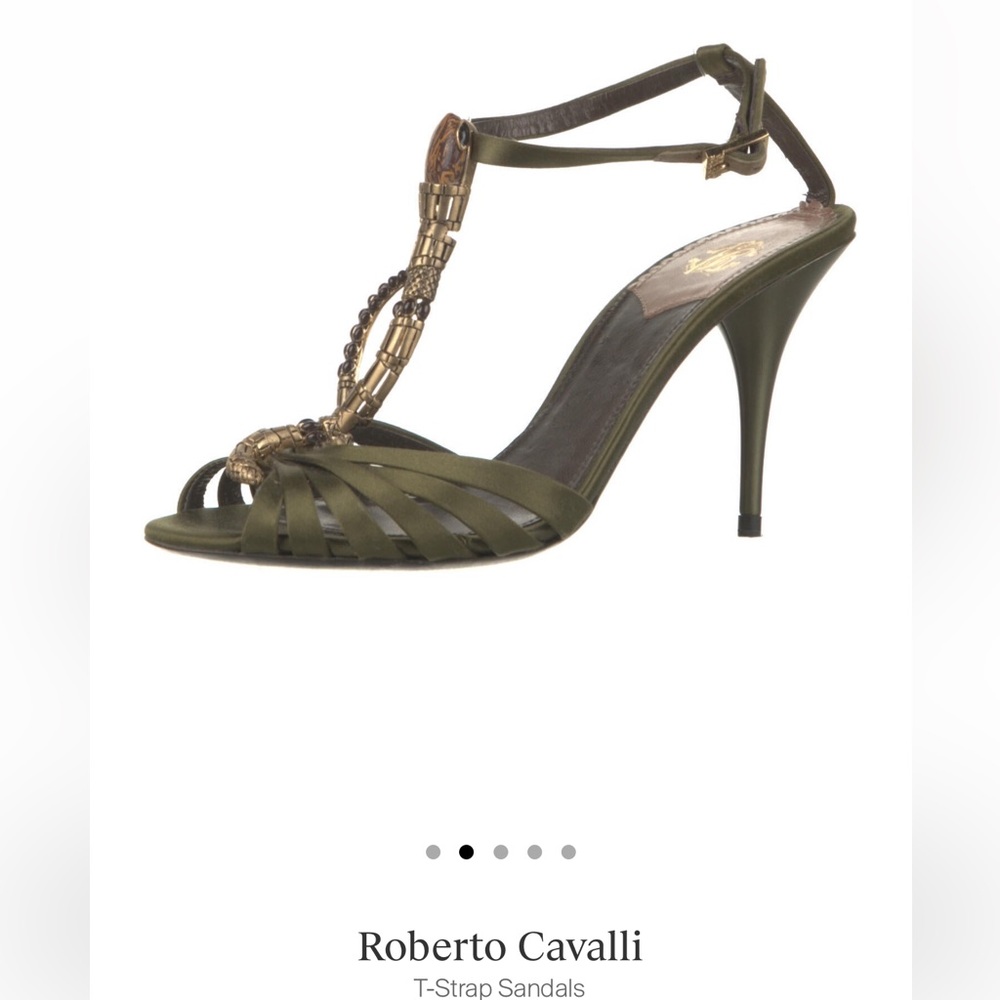 Roberto Cavalli T-strap sandals